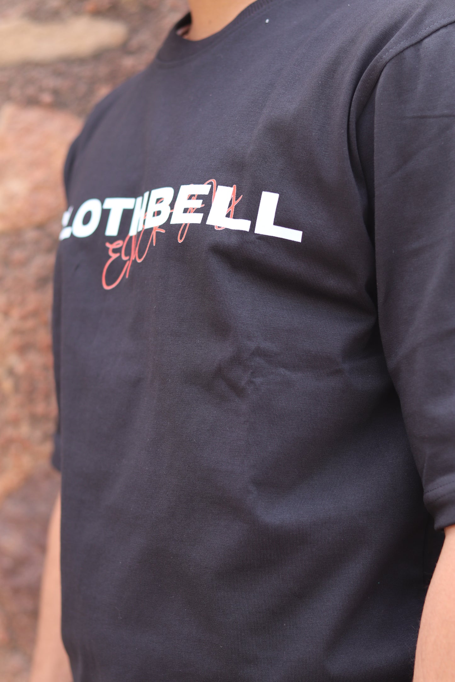 Energy Black Oversized Tshirt