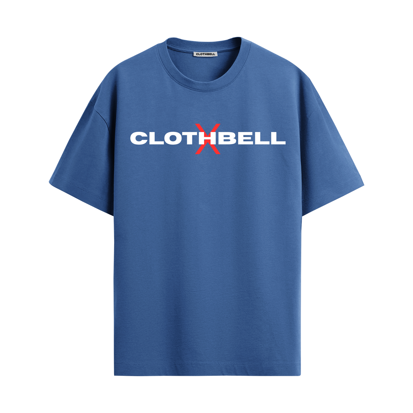 Think Outside The Box Royal Blue Oversized Tshirt
