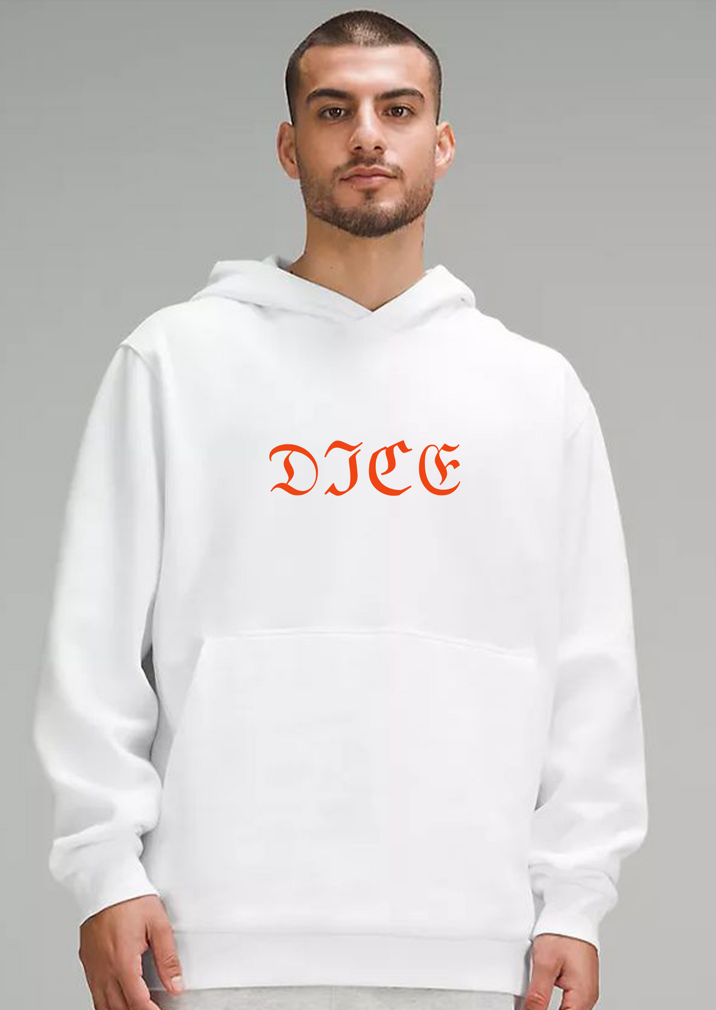 Dice White Oversized Hoodie