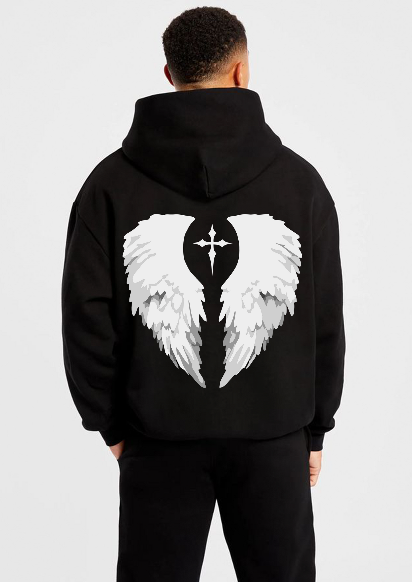 Dreamer Black Oversized Hoodie